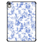 Moon Caravan Toile by Phannapast | iPad Air 11-inch (M2 - M4) / iPad Impact Case / Black | Image 1