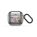 Grim B Sticker Airpods 3rd Generation Case | AirPods 4 & 5 / Earbuds Mirror Case / Silver | Image 1