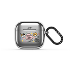Grim B Sticker Airpods 3rd Generation Case | AirPods 4 & 5 / Earbuds Mirror Case / Silver | Image 1