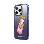 Love Is Love Phone Case | iPhone 16 Pro Max / Impact Case MagSafe Compatible / Glitter Indigo | Image 2