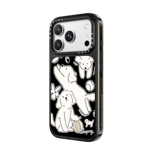 Play Day by drawingmary | iPhone 18 Pro Max / Impact Case MagSafe Compatible - Glossy / Glossy Black | Image 2