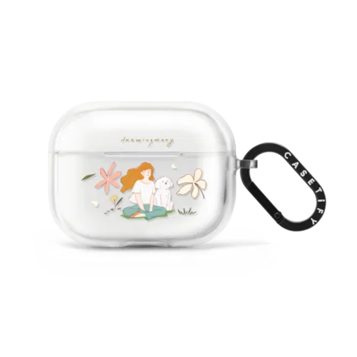 With You 01 by drawingmary | AirPods Pro 2 / Earbuds Impact Case / Frost | Image 1