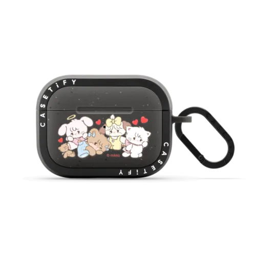 mikko characters | AirPods Pro 2 / Earbuds Bounce Case / Matte Charcoal | Image 1