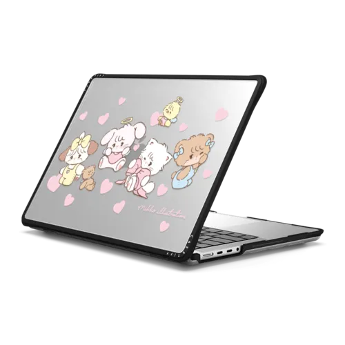 mikko characters | MacBook Pro 14-inch (M1 - M5) / MacBook Impact Case / Black | Image 1