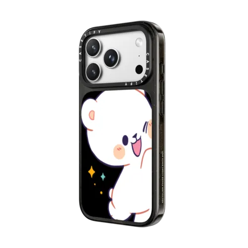 Bumping Milk | iPhone 18 Pro Max / Impact Case MagSafe Compatible - Glossy / Glossy Black | Image 2