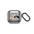Grim B Couple Airpods 3rd Generation Case | AirPods 4 & 5 / Earbuds Mirror Case / Silver | Image 1