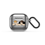 Grim B Couple Airpods 3rd Generation Case | AirPods 4 & 5 / Earbuds Mirror Case / Silver | Image 1