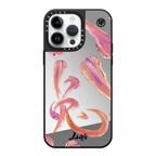 Tiaotu | iPhone 14 Pro Max / Mirror Case MagSafe Compatible / Silver on Black | Image 1