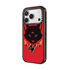 Cat Tarot Death | iPhone 17 Pro Max / Impact Case MagSafe Compatible / Black | Image 2