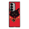 Cat Tarot Death | Galaxy Z Fold6 / Impact Case / Black | Image 1