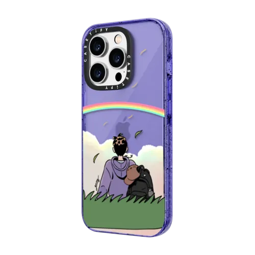 Grim B Rainbow for Him Case | iPhone 14 Pro Max / Impact Case / Peri Purple | Image 2