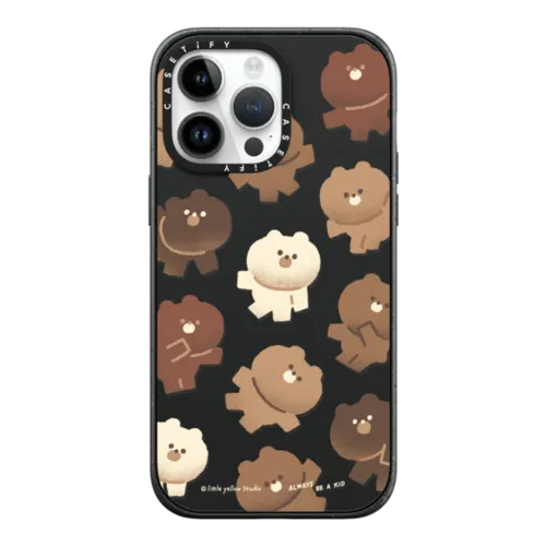 So Many Bears | iPhone 14 Pro Max / Impact Case / Matte Black | Image 1