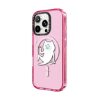 Grandma Cat | iPhone 16 Pro Max / Impact Case MagSafe Compatible / Pink Fizz | Image 2