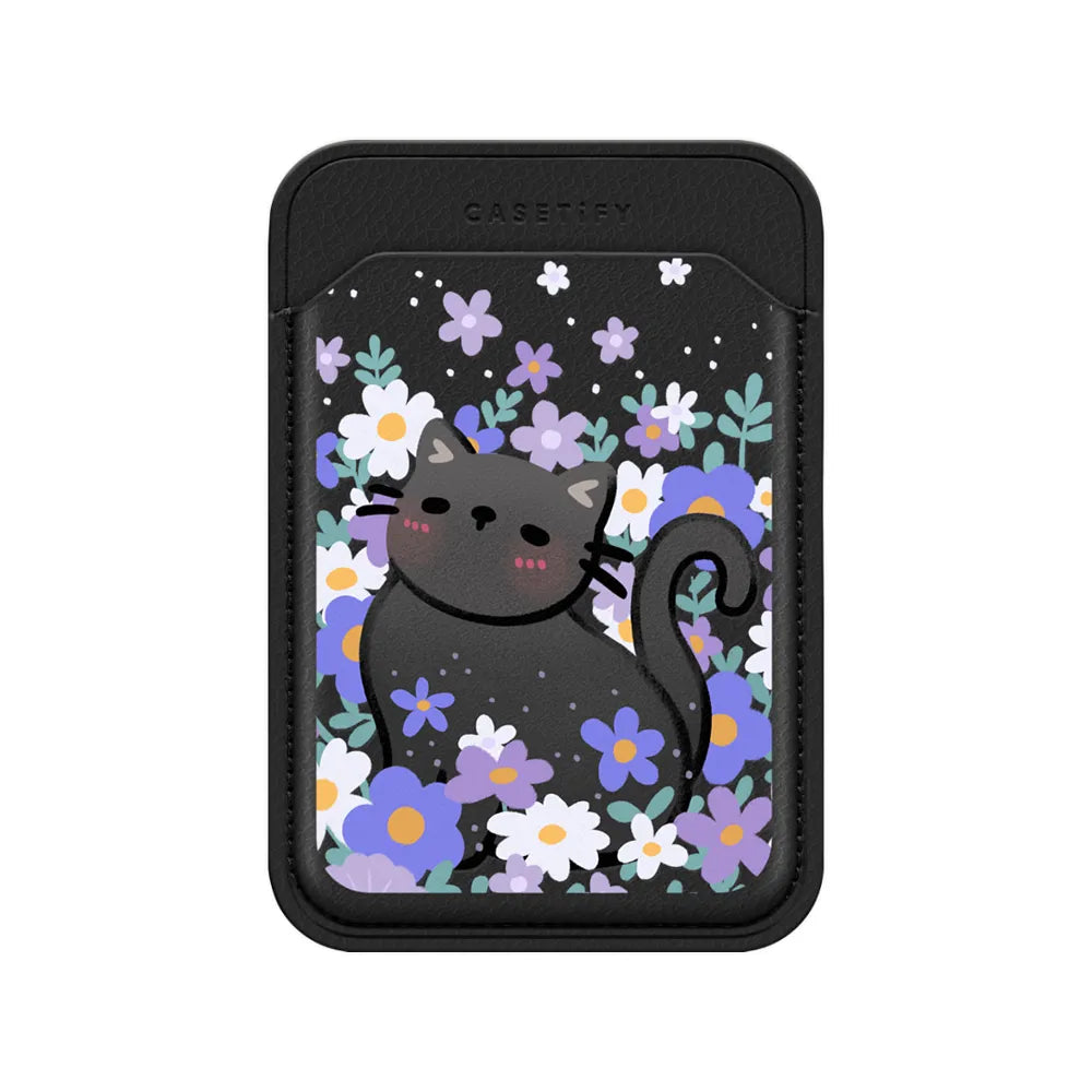 Cat in Flowers by Purringcatco