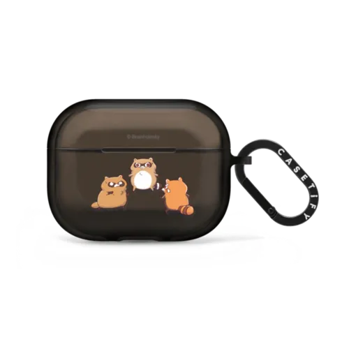 Confused by Brainholesky | AirPods Pro 2 / Earbuds Impact Case / Black | Image 1