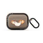Banana Pose! by Brainholesky | AirPods Pro 2 / Earbuds Bounce Case / Matte Taupe | Image 1