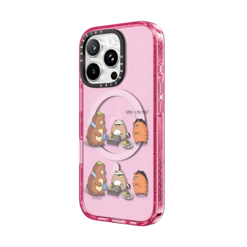 Where Is The Meat? by Brainholesky | iPhone 16 Pro Max / Impact Case MagSafe Compatible / Pink Fizz | Image 2