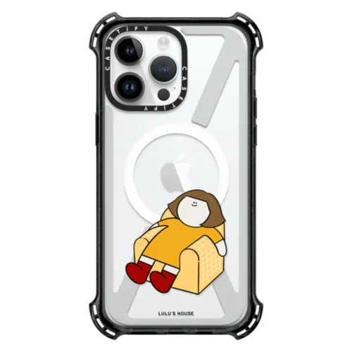 Hi I Am Lulu by Lulu | iPhone 14 Pro Max / Bounce Case MagSafe Compatible / Black | Image 1