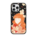 Flower Mary by drawingmary | iPhone 16 Pro Max / Impact Case MagSafe Compatible / Matte Black | Image 1