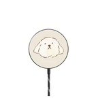 White Day by drawingmary |   / PowerThru Magnetic Wireless Charger MagSafe Compatible / Black | Image 1