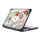 Happy Day by drawingmary | MacBook Pro 14-inch (M1 - M5) / MacBook Bounce Case / Black | Image 1