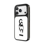 WHOSMiNG - COFFEE CAT | iPhone 18 Pro Max / Impact Case MagSafe Compatible - Glossy / Glossy Black | Image 2