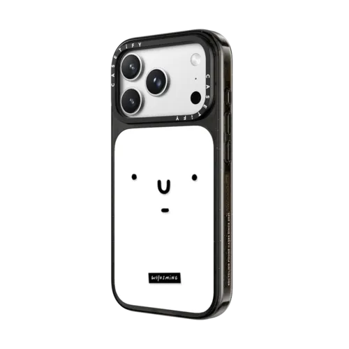 WHOSMiNG - FACE | iPhone 18 Pro / Impact Case MagSafe Compatible - Glossy / Glossy Black | Image 2