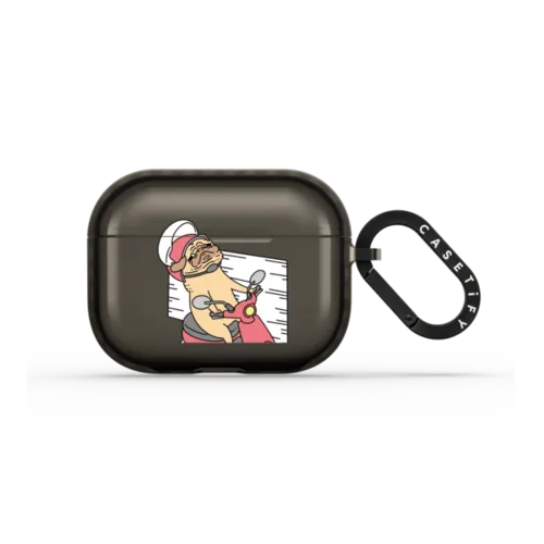 Speed by Brainholesky | AirPods Pro 3 / Earbuds Impact Case / Black | Image 1