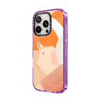 Close-up by drawingmary | iPhone 16 Pro Max / Impact Case MagSafe Compatible / Purple | Image 2