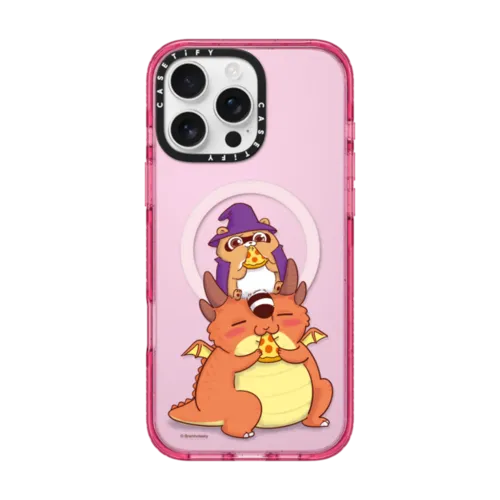 Quest Complete by Brainholesky | iPhone 16 Pro Max / Impact Case MagSafe Compatible / Pink Fizz | Image 1