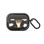 Rusadin The Cat Airpods Case | AirPods Pro 2 / Earbuds Bounce Case / Matte Charcoal | Image 1