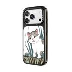 Bean The Cat With Mr. Frog | iPhone 18 Pro Max / Impact Case MagSafe Compatible - Glossy / Glossy Black | Image 2