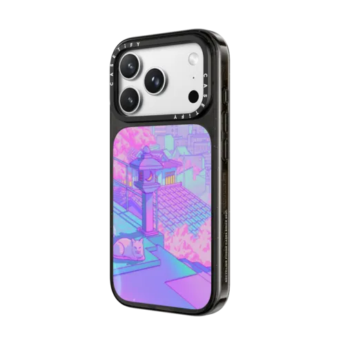 Fuji Blossom | iPhone 18 Pro Max / Impact Case MagSafe Compatible - Glossy / Glossy Black | Image 2