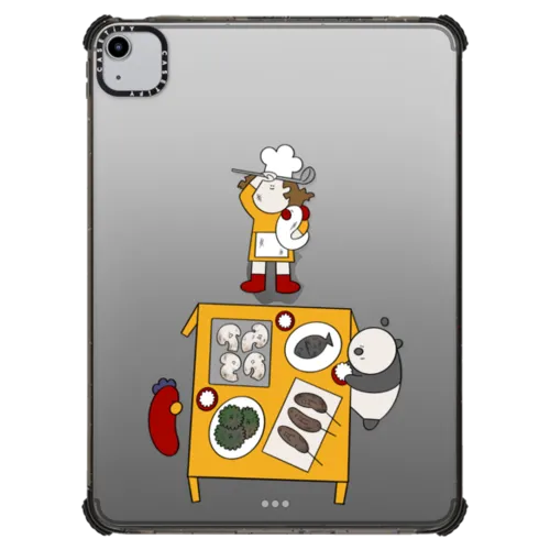 Kitchen killer by Lulu | iPad Air (4th/5th gen) / iPad Impact Case / Black | Image 1