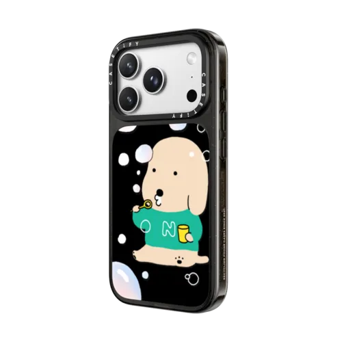BUBBLE BY NAMSEE | iPhone 18 Pro Max / Impact Case MagSafe Compatible - Glossy / Glossy Black | Image 2