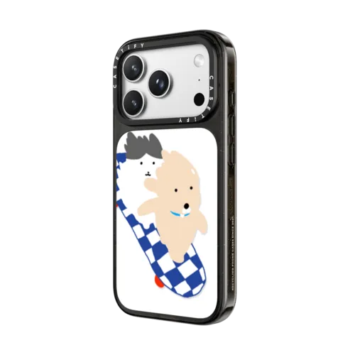SKATE CLUB BY NAMSEE | iPhone 18 Pro Max / Impact Case MagSafe Compatible - Glossy / Glossy Black | Image 2
