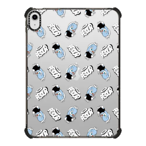 "ZERO FLOODS" by ARUTA SOUP | iPad 10.9-inch (10th gen) / iPad Impact Case / Black | Image 1