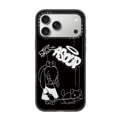 "ZERO ON THE DOG WAY" by ARUTA SOUP | iPhone 17 Pro Max / Impact Case MagSafe Compatible / Black | Image 1