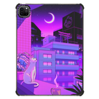 Under the Neon Moon | iPad Pro 11-inch (3rd/4th gen) / iPad Impact Case / Black | Image 1
