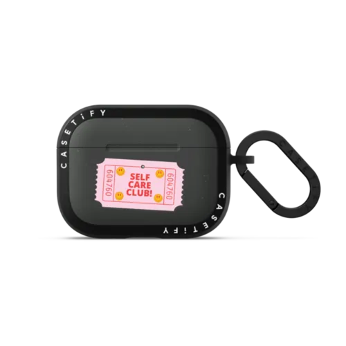 Self Care Club AirPods 2nd Gen | AirPods Pro 3 / Earbuds Bounce Case / Matte Charcoal | Image 1