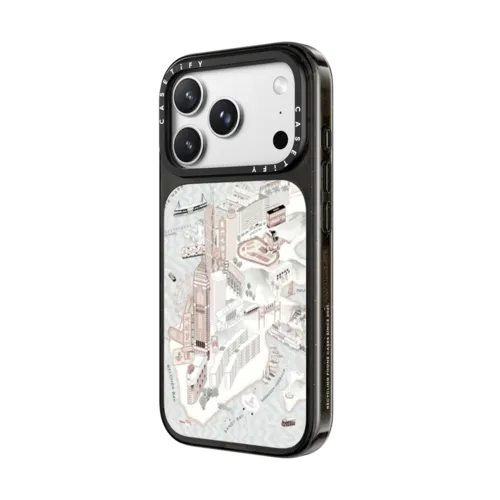Map of Hong Kong | iPhone 18 Pro / Impact Case MagSafe Compatible - Glossy / Glossy Black | Image 2