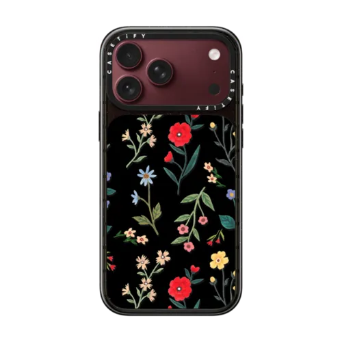 Summer Floral | iPhone 18 Pro Max / Impact Case MagSafe Compatible - Glossy / Glossy Black | Image 1