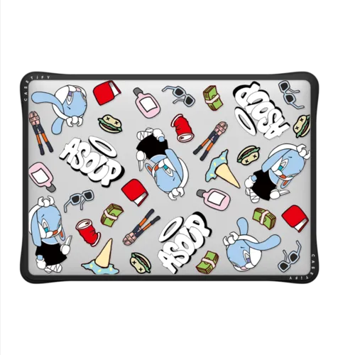 "ZERO LIKEY LIKEY" BY ARUTA SOUP | MacBook Air 13-inch (M1 / Intel) / MacBook Impact Case / Black | Image 2
