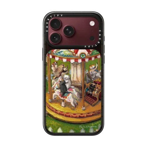 merry-go-round | iPhone 18 Pro Max / Impact Case MagSafe Compatible - Glossy / Glossy Black | Image 1