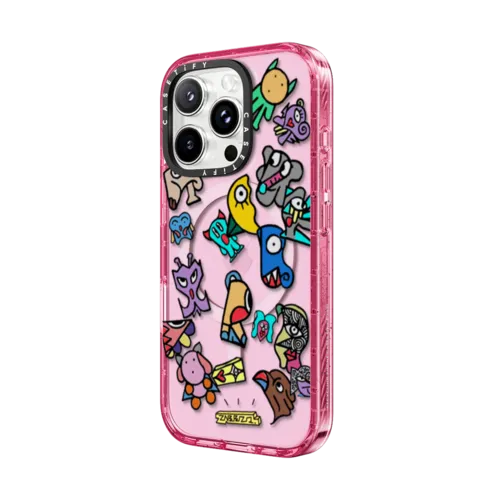 ZiBEZI Sticker Case | iPhone 16 Pro Max / Impact Case MagSafe Compatible / Pink Fizz | Image 2