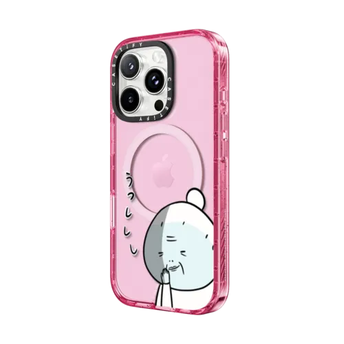 Laugh Secretly | iPhone 16 Pro Max / Impact Case MagSafe Compatible / Pink Fizz | Image 2