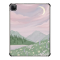 Twilight Mountains by Ivory Paper Co | iPad Pro 12.9-inch (5th/6th gen) / iPad Impact Case / Black | Image 1