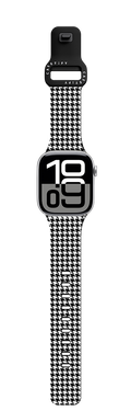 Classic Houndstooth | Apple Watch Series 10 (46mm) / Impact Band / Black | Image 1