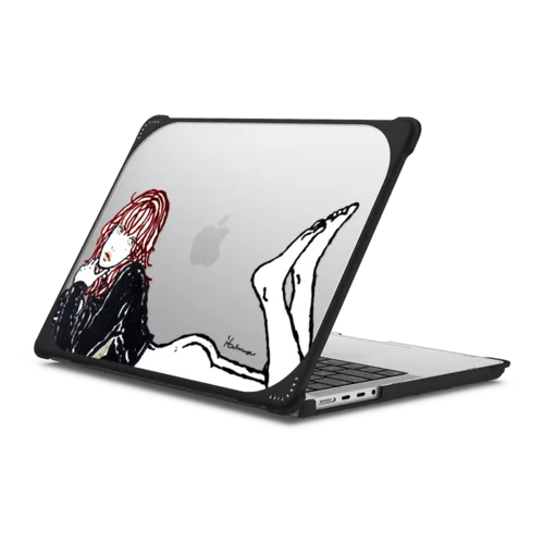 itabamoe original | MacBook Pro 14-inch (M1 - M5) / MacBook Bounce Case / Black | Image 1