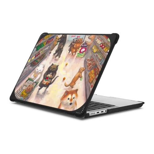supermarket | MacBook Pro 14-inch (M1 - M5) / MacBook Bounce Case / Black | Image 1